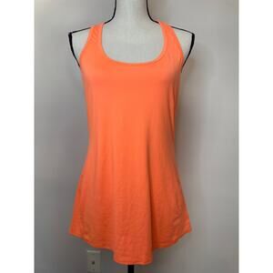ATHLETA Tops Athletic Women's Medium Neon Orange Tank Activewear Sleeveless